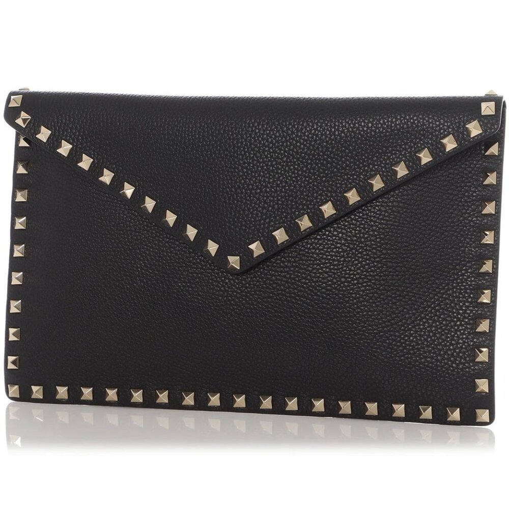 BNWT Valentino Garavani Rockstud Large Envelope Clutch Bag